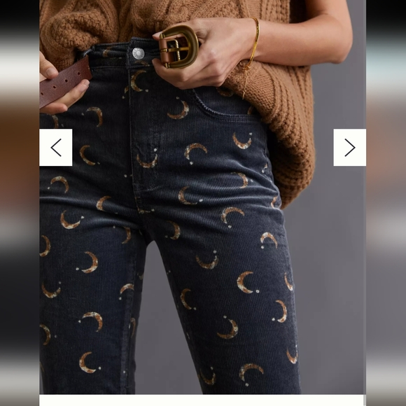Anthropology/Pilcro Moon flare corduroy pants - Picture 4 of 13
